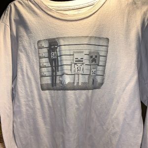 Mojang & Jinx Boys Grey T-shirt Size XL